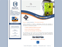 Tablet Screenshot of captroncorp.com